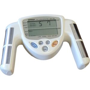 OMRON HBF-306 FAT LOSS MONITOR BODY COMPOSITION ANALYZER WHITE